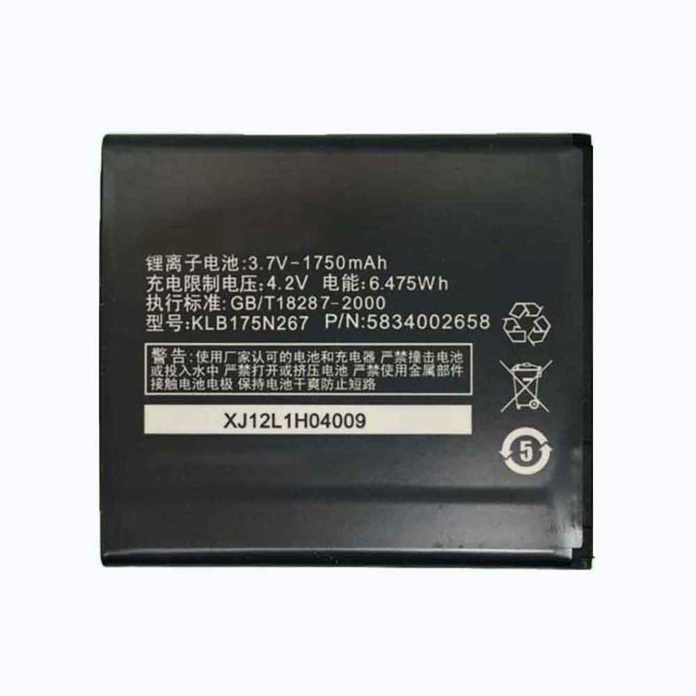 KLB175N267 batterie