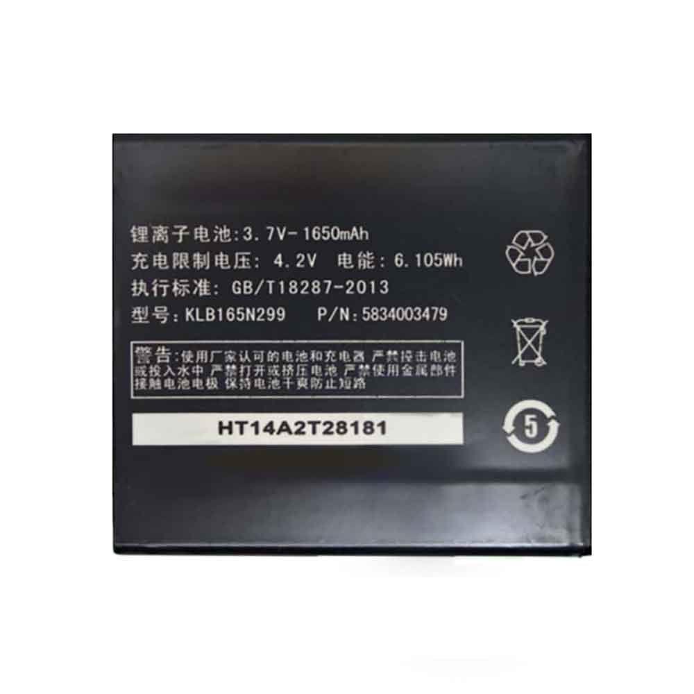 KLB165N299 batterie