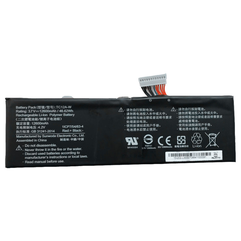 TC12A-W batterie