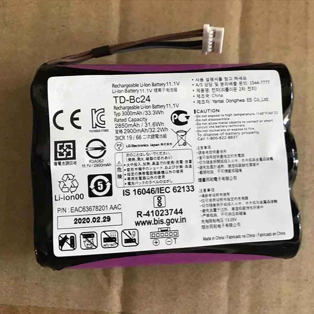 TD-Bc24LG batterie