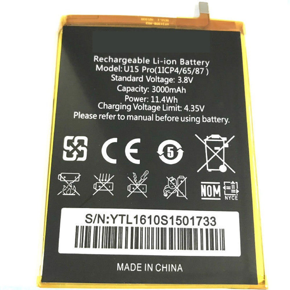 U15_Pro batterie