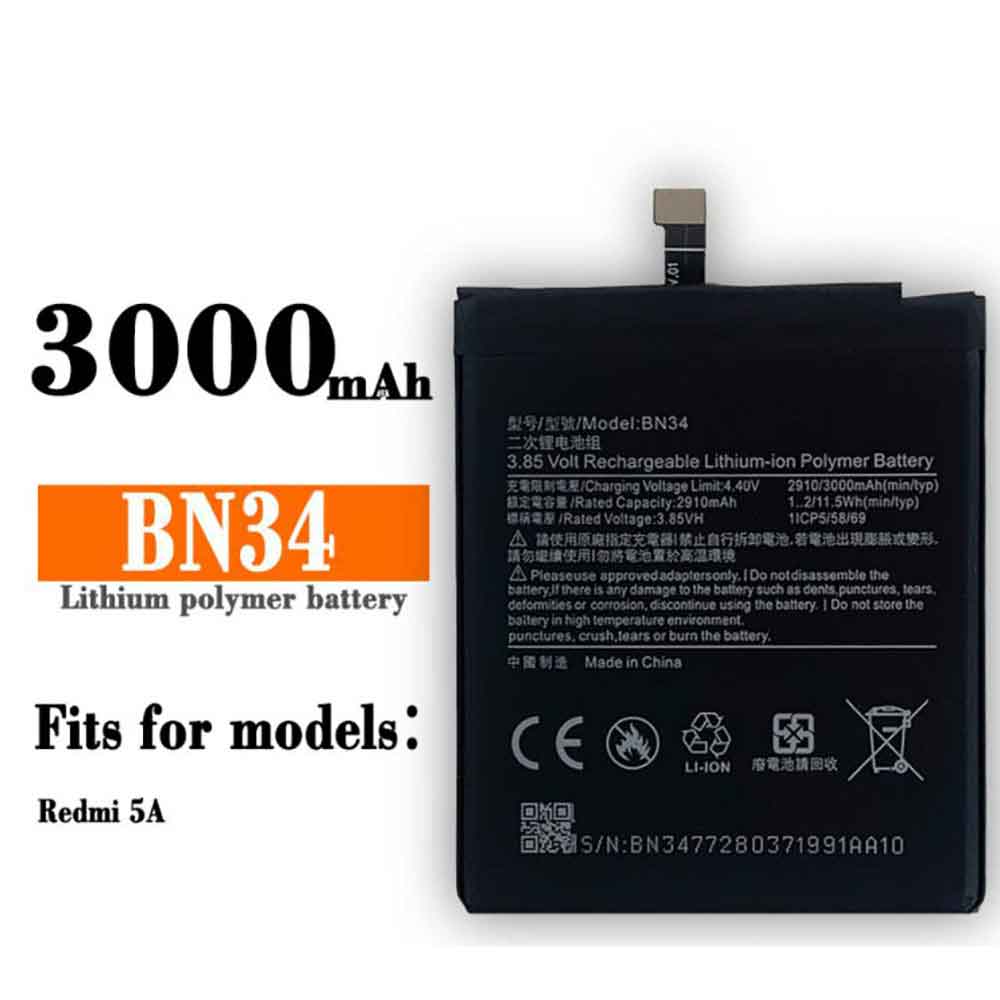BN34 batterie