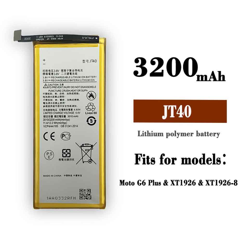 JT40 batterie