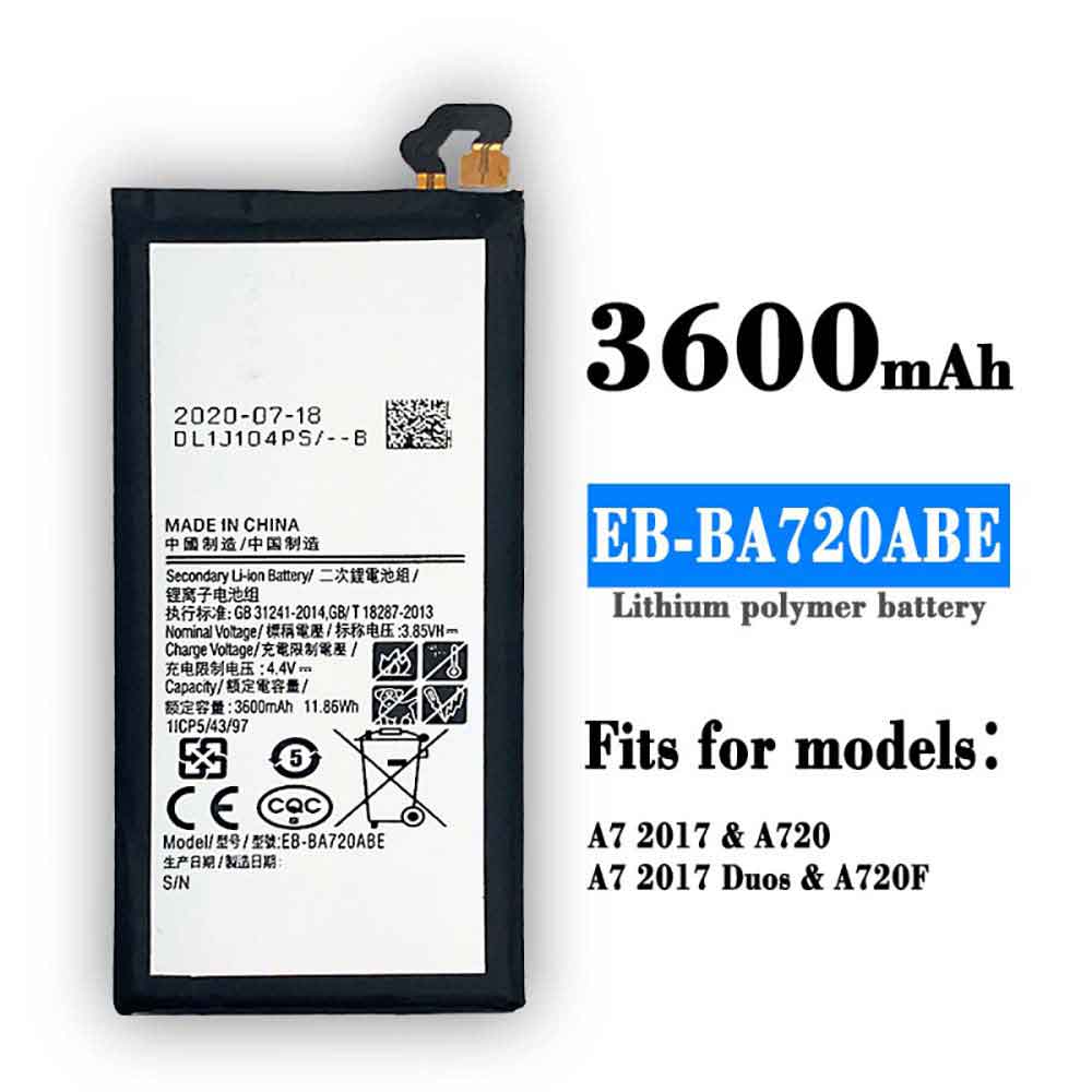 EB-BA720ABE batterie