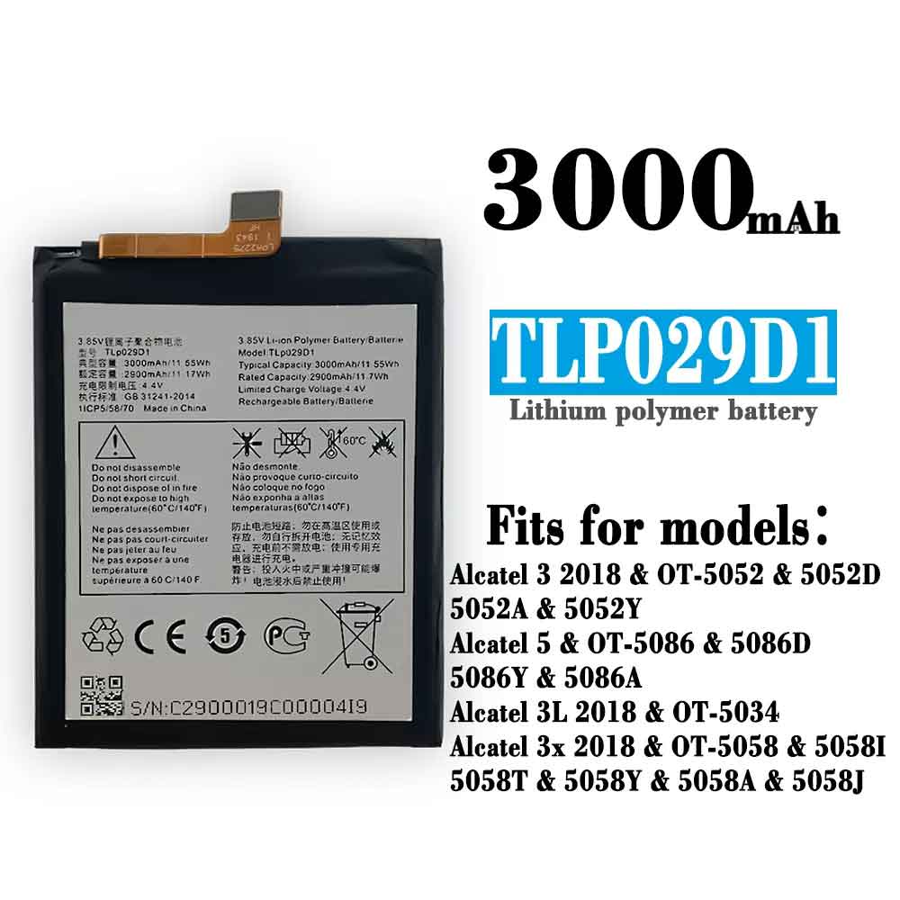 TLP029D1 batterie